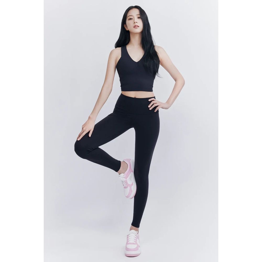 NWT ALO 7/8 High Waist Airbrush Leggings Black Size Medium Brand New
